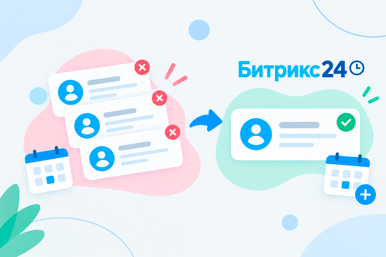 Дубли CRM при Онлайн-записи в Битрикс24 - как мы решили проблему